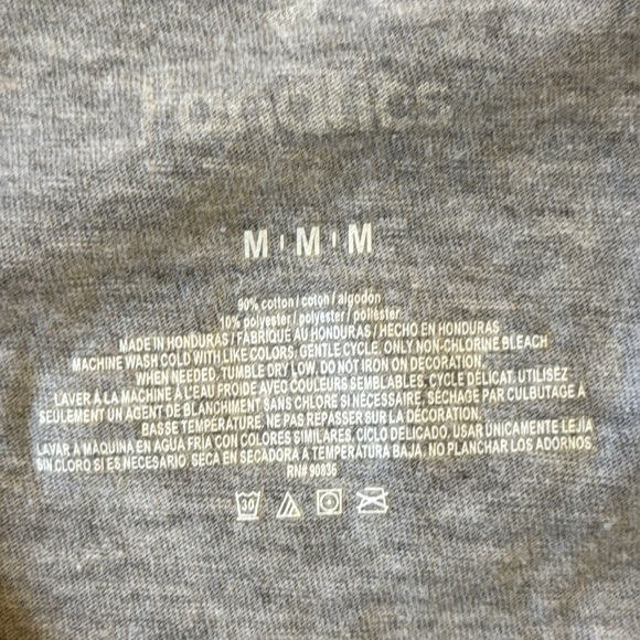 Fanatics Stanford Cardinals Long Sleeve V-Neck T-Shirt Gray 90% Cotton Medium - Picture 2 of 10